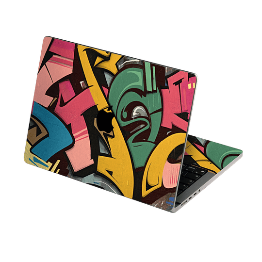 MacBook PRO 14” (2024, M4) Print Printed Custom SIGNATURE Vintage Street Art Skin Wrap Sticker Decal Cover Protector by QSKINZ | qskinz.com