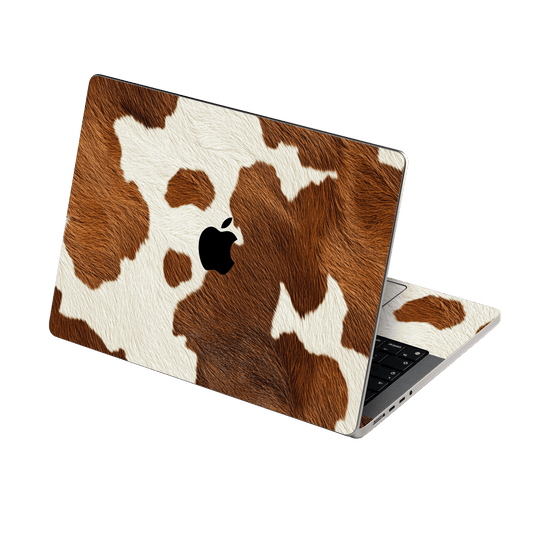 MacBook PRO 16” (2024, M4) Print Printed Custom SIGNATURE MOO Cow Print Cowhide Skin Wrap Sticker Decal Cover Protector by QSKINZ | QSKINZ.COM