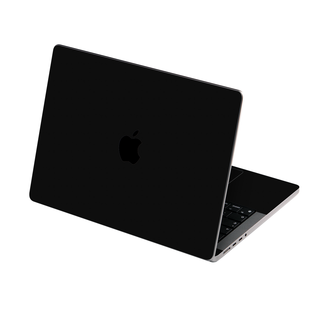 MacBook Pro 14" (2025-2026, M5) Soft-Touch Matte StealthMatte Phantom Black Skin Wrap Sticker Decal Cover Protector by QSKINZ | qskinz.com