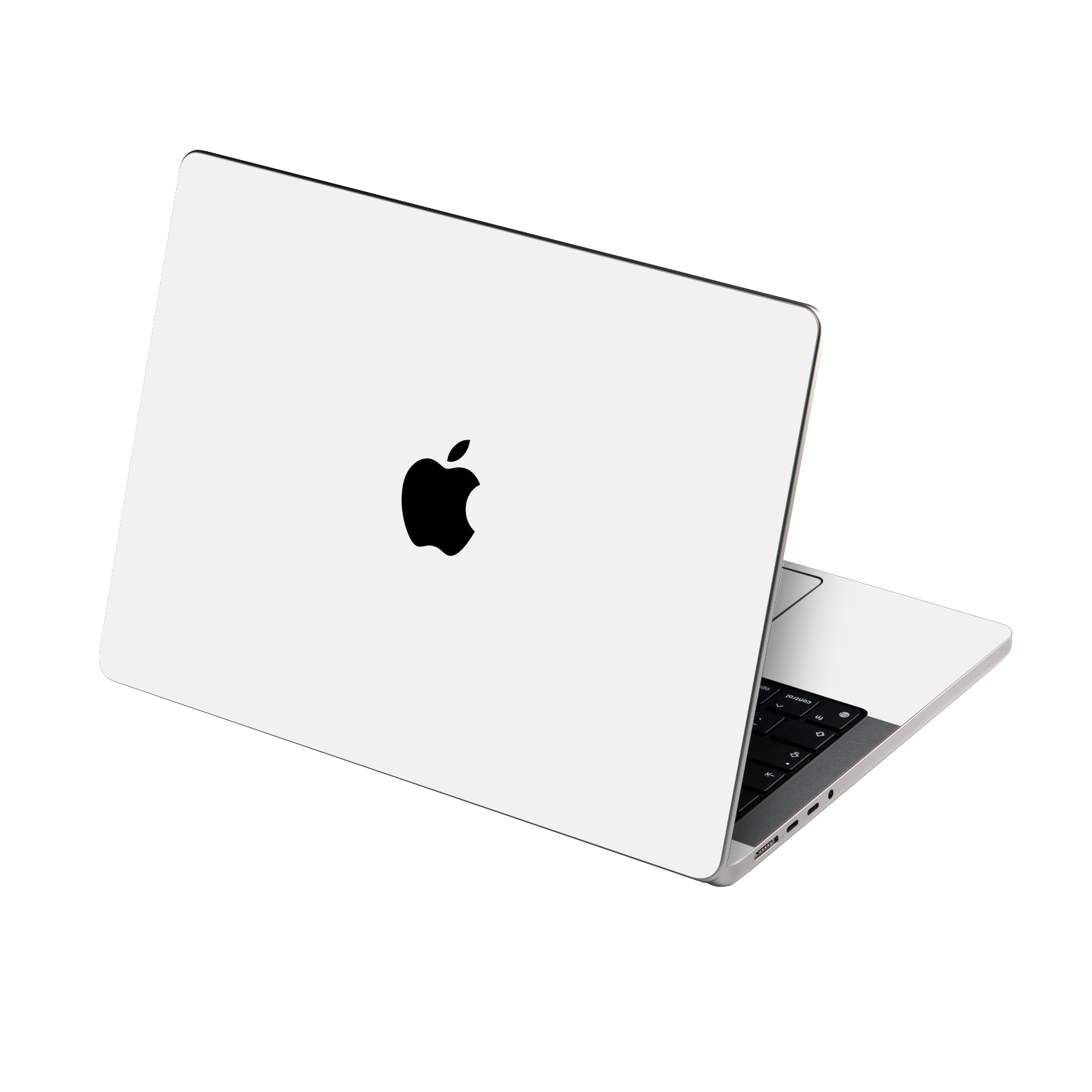 MacBook Pro 14" (2025-2026, M5) Soft-Touch Matte StealthMatte Polar White Skin Wrap Sticker Decal Cover Protector by QSKINZ | qskinz.com