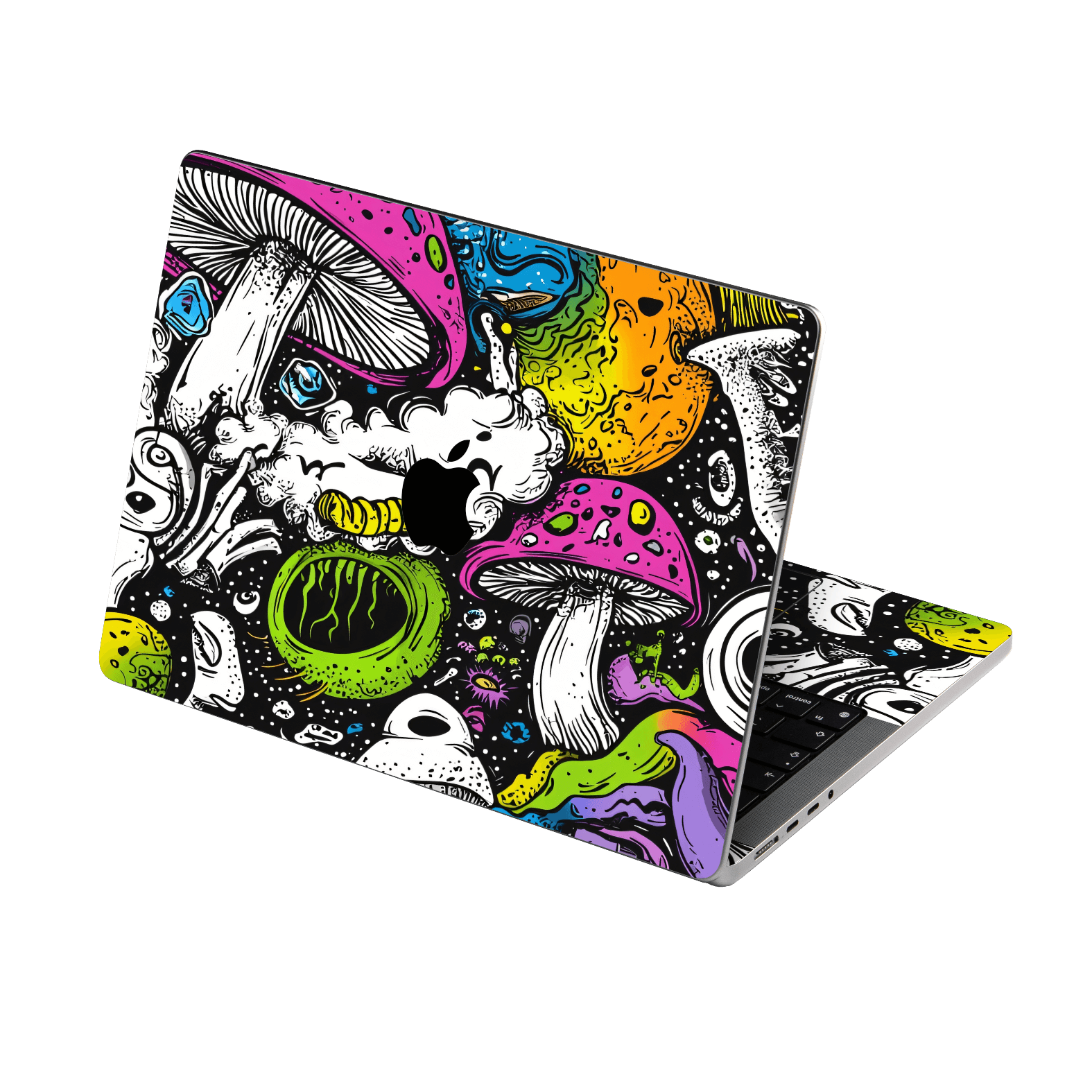 MacBook Pro 14" Custom Printed SIGNATURE “Cartoon Bloom” Art Painting Skin Wrap Sticker Decal Cover Protector by QSKINZ | QSKINZ.COM