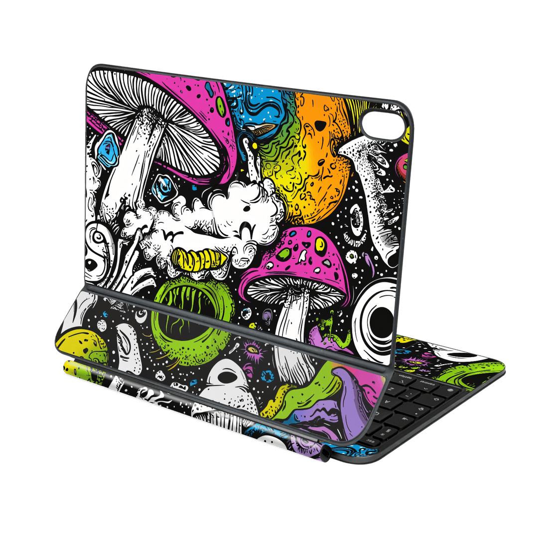 Magic Keyboard for iPad AIR 13" (M2/M3/M4) Custom Printed SIGNATURE “Cartoon Bloom” Art Painting Skin Wrap Sticker Decal Cover Protector by QSKINZ | QSKINZ.COM