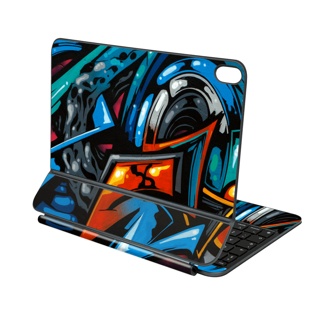 Magic Keyboard for iPad Air 11" (M2/M3/M4) Print Printed Custom SIGNATURE Street Art Graffiti Skin, Wrap, Decal, Protector, Cover by QSKINZ | qskinz.com