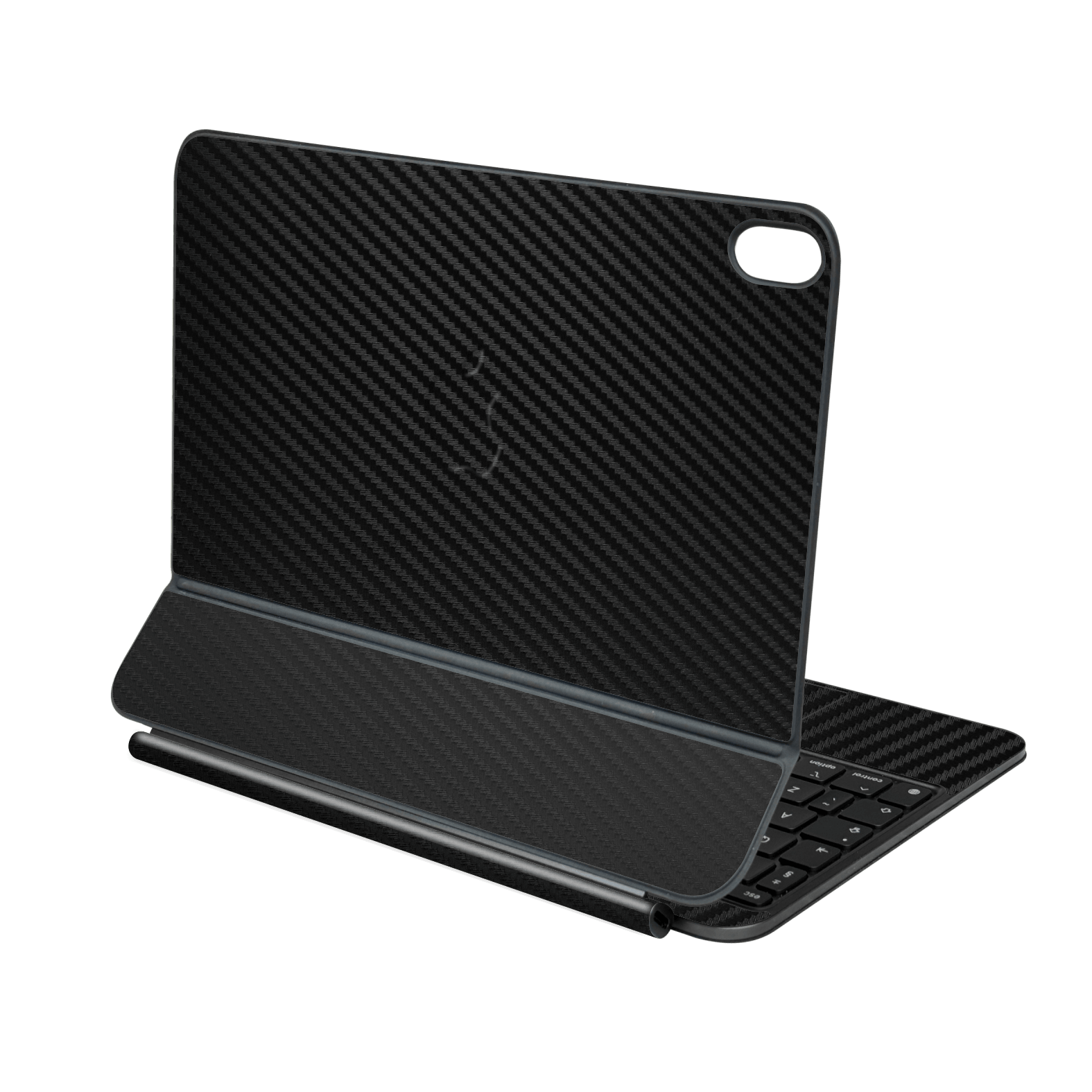 Magic Keyboard for iPad Air 13" (M2/M3/M4) Black 3D Textured Carbon Fibre Fiber Skin Wrap Sticker Decal Cover Protector by QSKINZ | qskinz.com