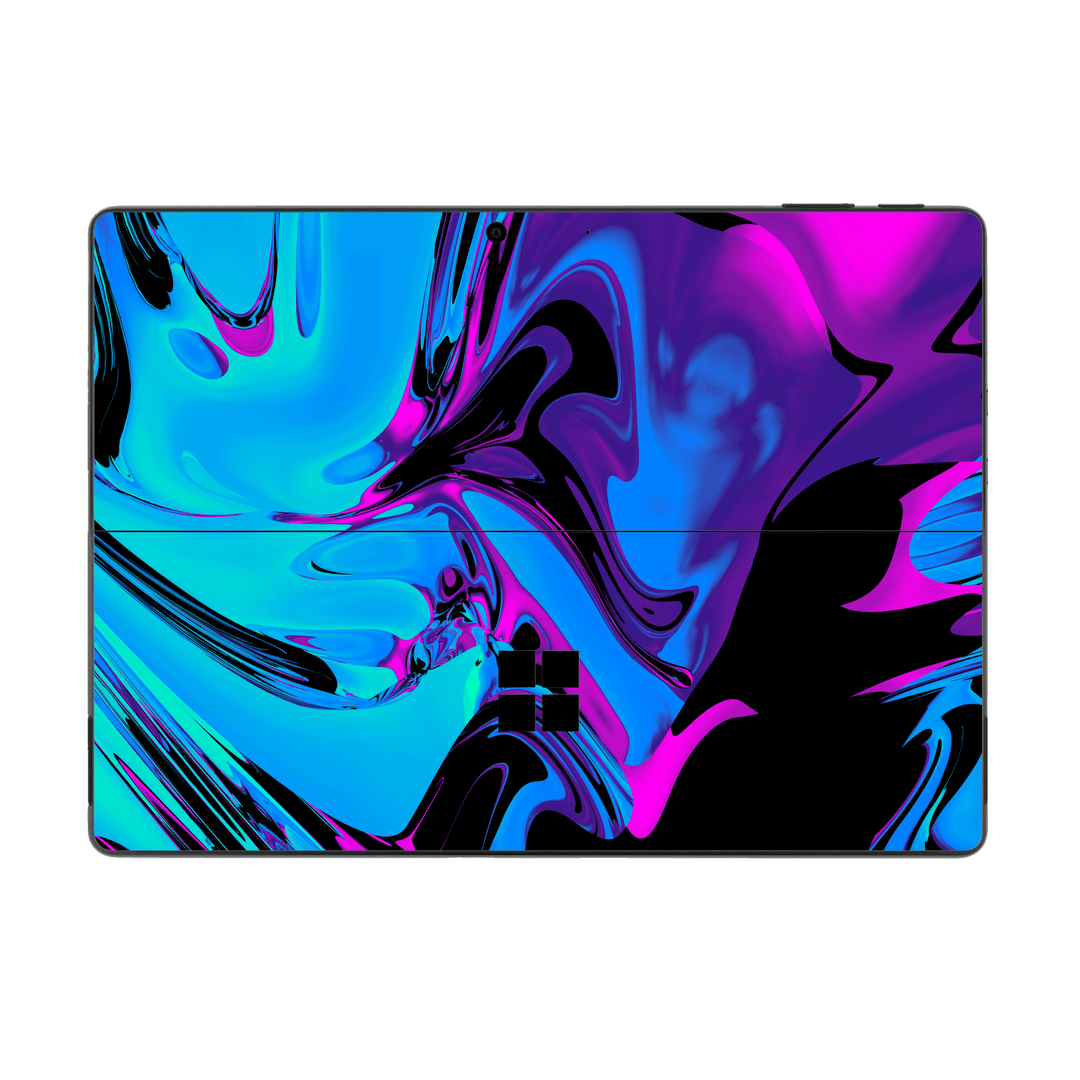 Microsoft Surface Pro 10 Print Printed Custom SIGNATURE Rainy Night in Bangkok Skin Wrap Sticker Decal Cover Protector by QSKINZ | qskinz.com