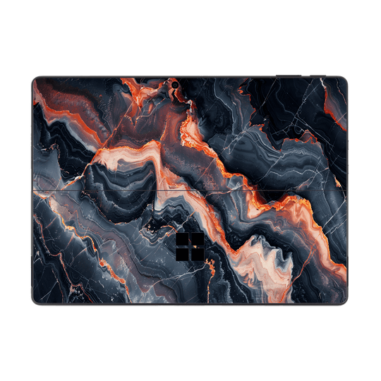 Microsoft Surface Pro 10 Print Printed Custom SIGNATURE Terra Noir Stone Marble Skin Wrap Sticker Decal Cover Protector by QSKINZ | QSKINZ.COM