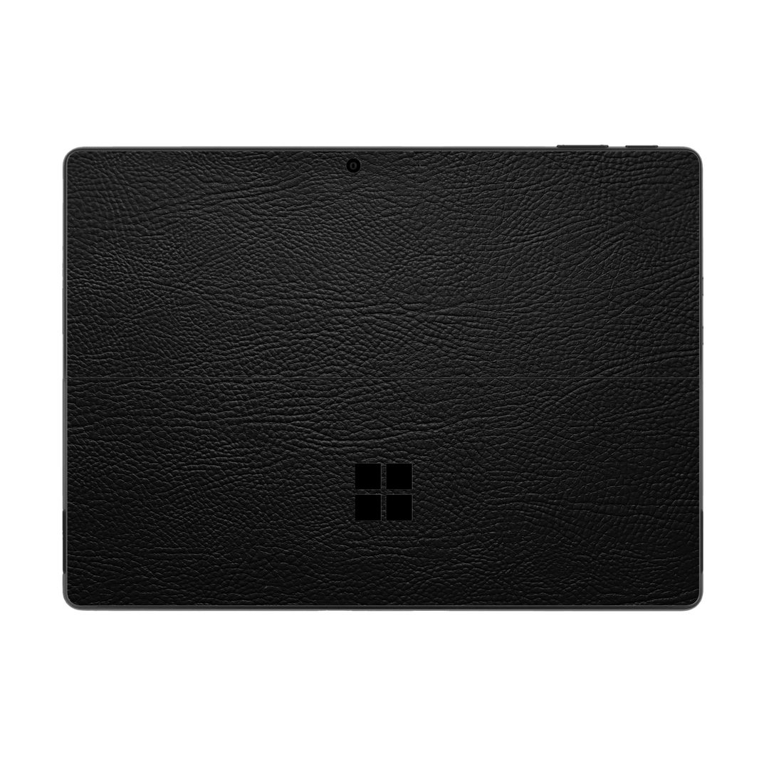Microsoft Surface Pro 11 Luxuria BLACK LEATHER Riders Skin Wrap Sticker Decal Cover Protector by QSKINZ | qskinz.com