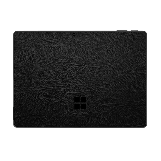 Microsoft Surface Pro 11 Luxuria BLACK LEATHER Riders Skin Wrap Sticker Decal Cover Protector by QSKINZ | qskinz.com