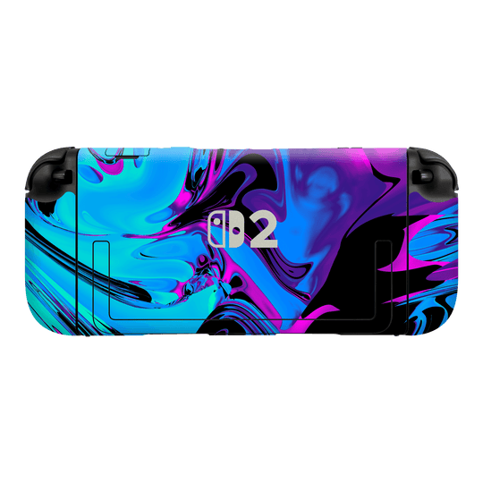 Nintendo Switch 2 Console Print Printed Custom SIGNATURE Rainy Night in Bangkok Skin Wrap Sticker Decal Cover Protector by QSKINZ | qskinz.com