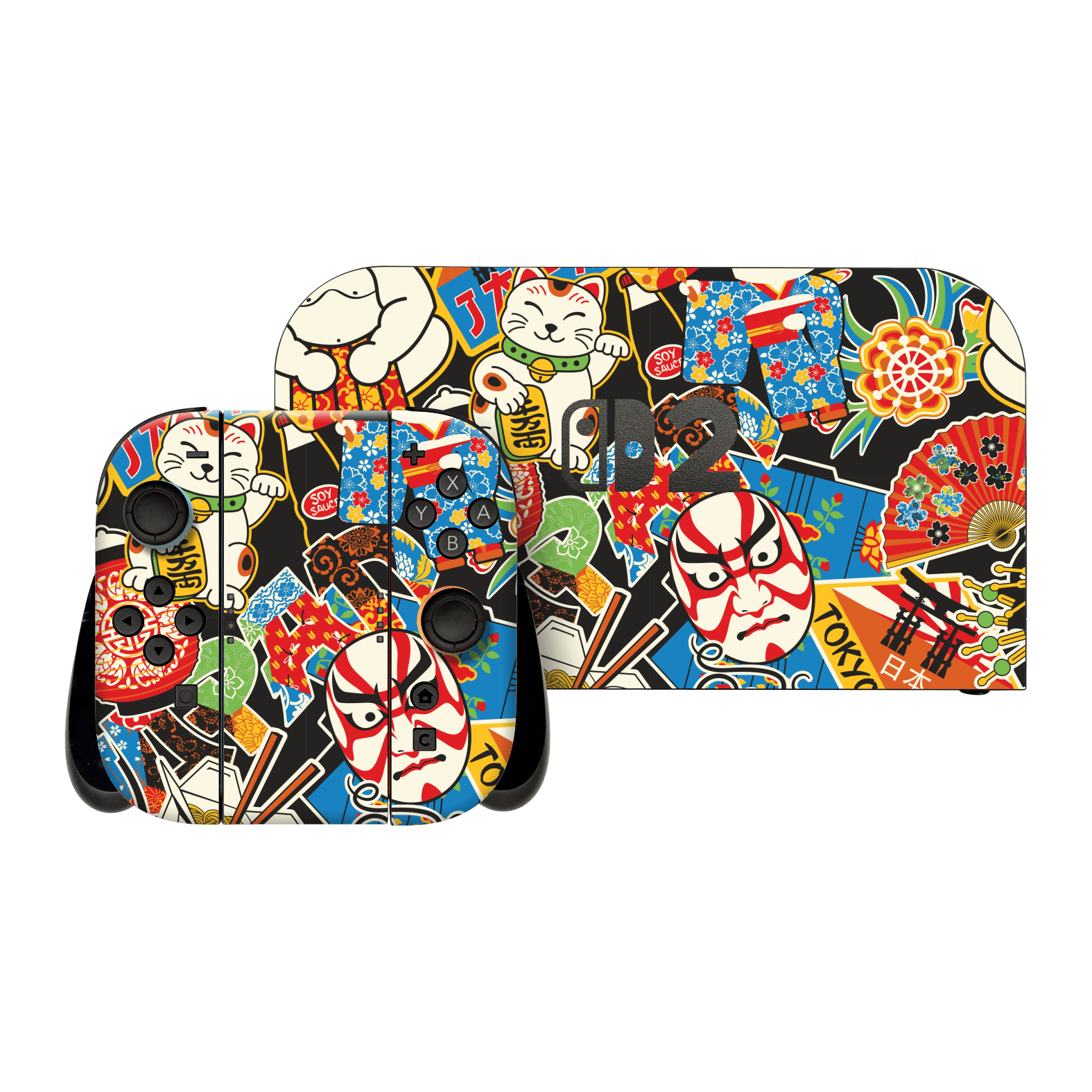 Nintendo Switch 2 Lucky Tokyo Skin, Wrap – Qskinz™