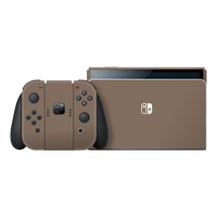 Nintendo Switch OLED Soft-Touch MOCHA Taupe StealthMatte Skin