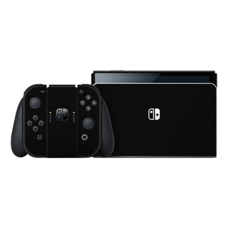 Nintendo Switch OLED Soft-Touch PHANTOM Black StealthMatte Skin