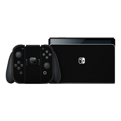 Nintendo Switch OLED Soft-Touch PHANTOM Black StealthMatte Skin