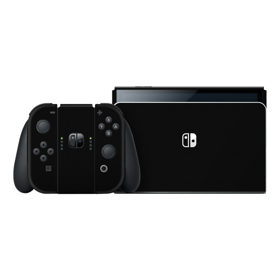 Nintendo Switch OLED Soft-Touch PHANTOM Black StealthMatte Skin