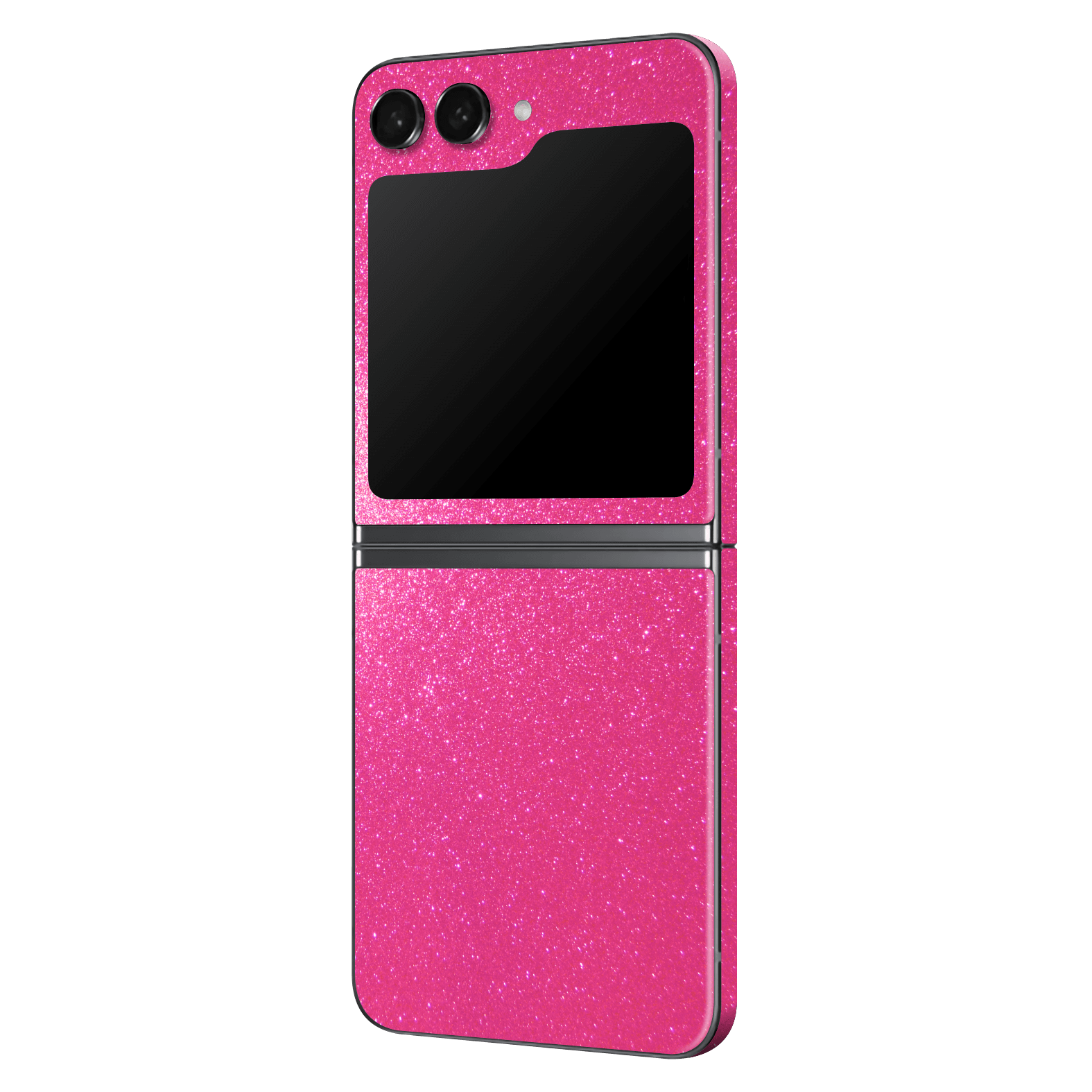 Samsung Galaxy Z Flip 5 (2023) Diamond Magenta Candy Shimmering Sparkling Glitter Skin Wrap Sticker Decal Cover Protector by EasySkinz | EasySkinz.com
