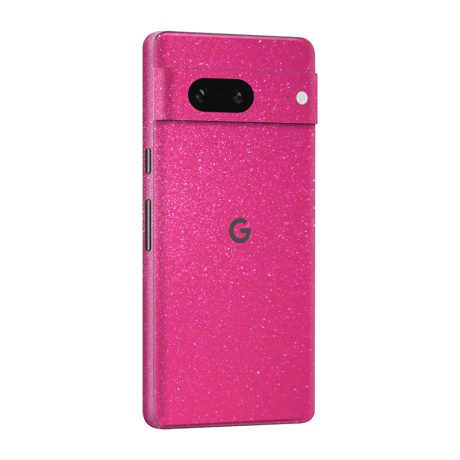 Google Pixel 7a Diamond Magenta Candy Shimmering Sparkling Glitter Skin Wrap Sticker Decal Cover Protector by EasySkinz | EasySkinz.com