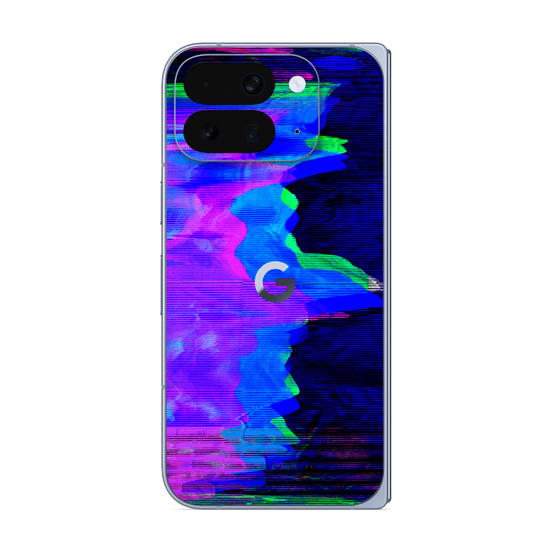 Pixel 10 Pro FOLD Custom Printed SIGNATURE “Andromeda” Blue Purple Wave Skin Wrap Sticker Decal Cover Protector by QSKINZ | QSKINZ.COM