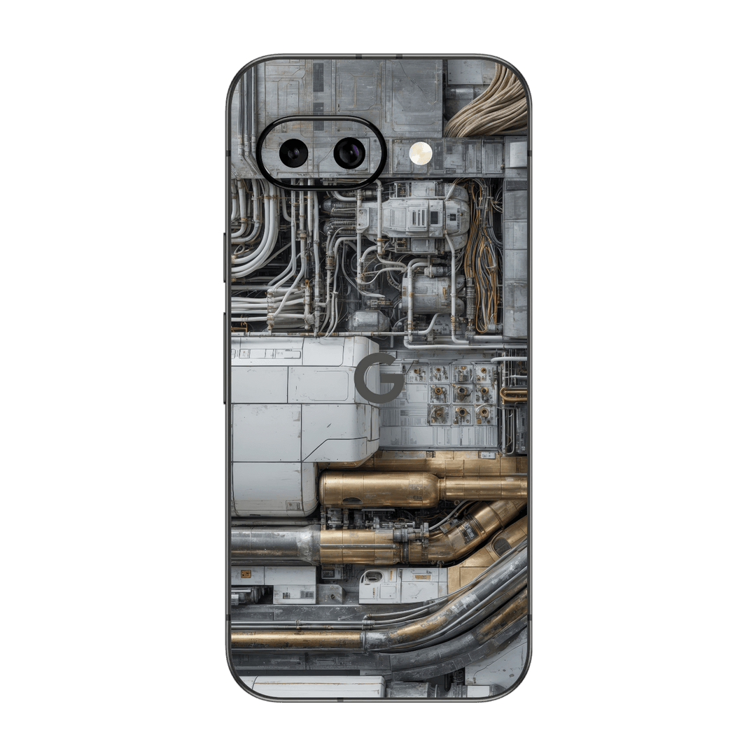 Pixel 9 Custom Printed SIGNATURE “Industrial Metal Pipes” Skin Wrap Sticker Decal Cover Protector by QSKINZ | QSKINZ.COM