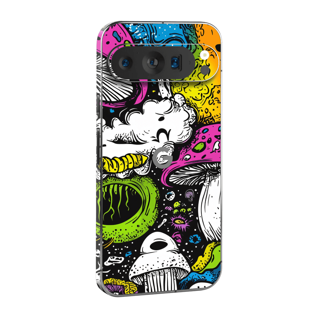 Pixel 9 PRO XL Custom Printed SIGNATURE “Cartoon Bloom” Art Painting Skin Wrap Sticker Decal Cover Protector by QSKINZ | QSKINZ.COM