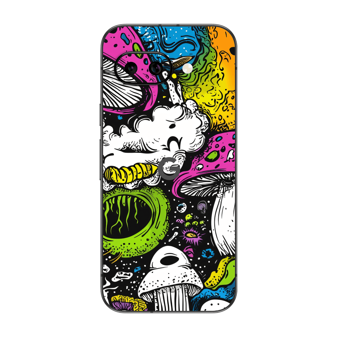 Pixel 9a Custom Printed SIGNATURE “Cartoon Bloom” Art Painting Skin Wrap Sticker Decal Cover Protector by QSKINZ | QSKINZ.COM