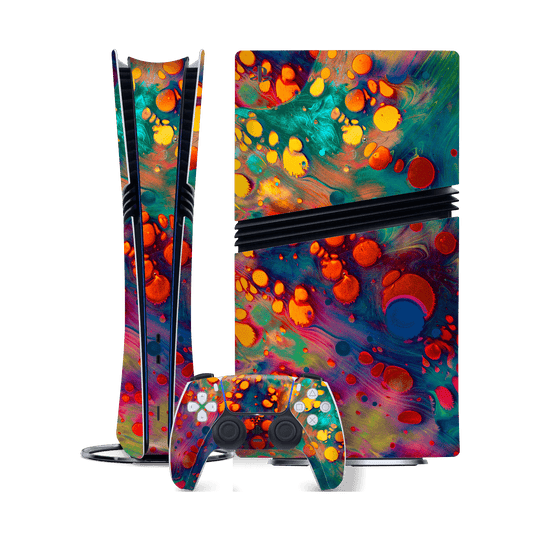 PlayStation 5 PRO (PS5 PRO) Print Printed Custom SIGNATURE Abstract Art Impression Skin Wrap Sticker Decal Cover Protector by QSKINZ | qskinz.com