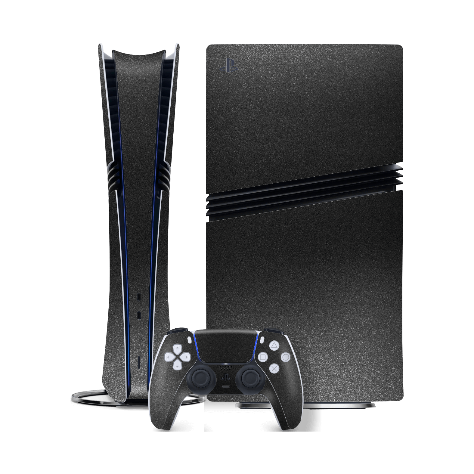 PlayStation 5 PRO (PS5 PRO) Space Grey Metallic Matt Matte Skin Wrap Sticker Decal Cover Protector by QSKINZ | qskinz.com