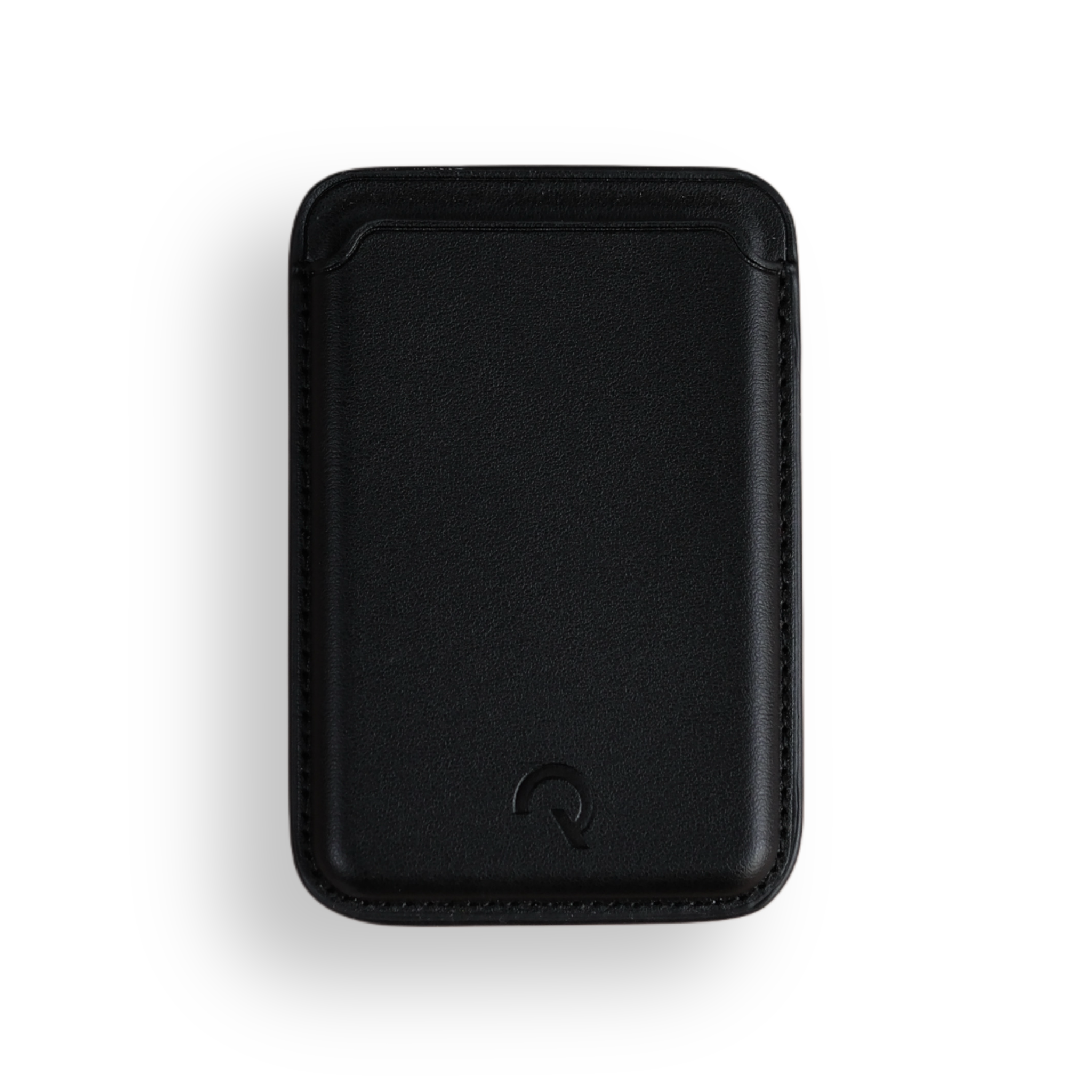 Qskinz Black MagSafe® Leather Card Wallet