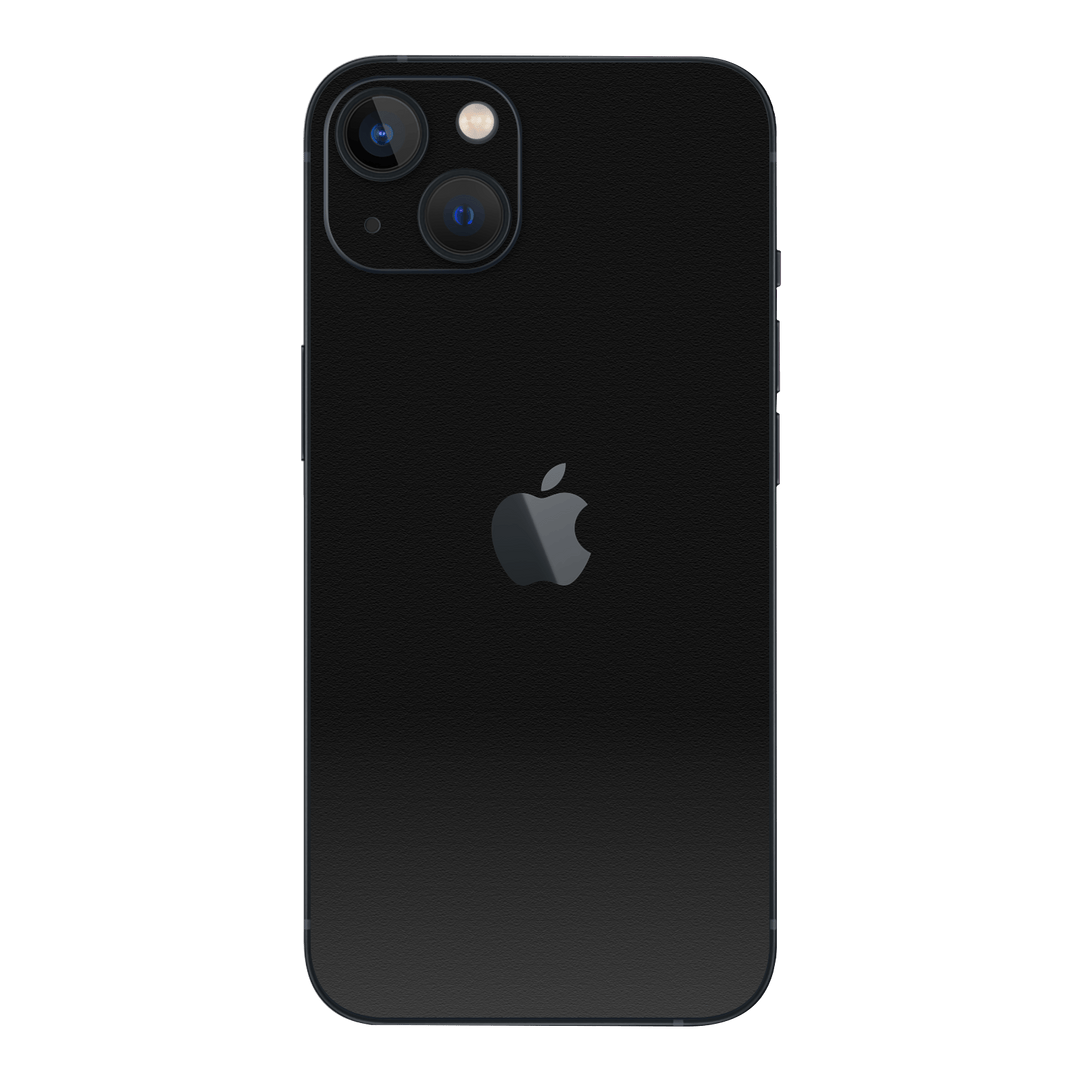 iPhone 15 LUXURIA Raven Black Textured Skin - Premium Protective Skin Wrap Sticker Decal Cover by QSKINZ | Qskinz.com