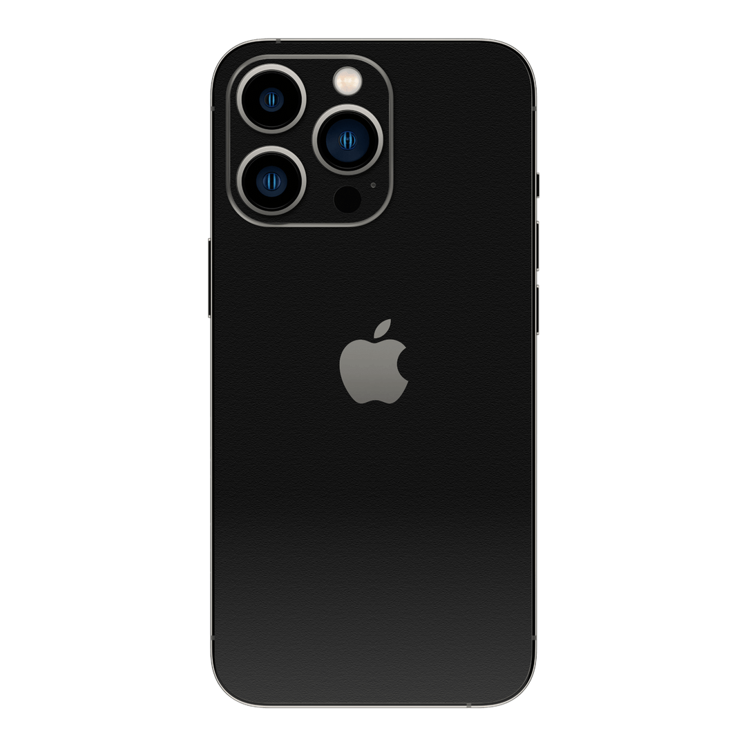 iPhone 15 Pro MAX LUXURIA Raven Black Textured Skin - Premium Protective Skin Wrap Sticker Decal Cover by QSKINZ | Qskinz.com