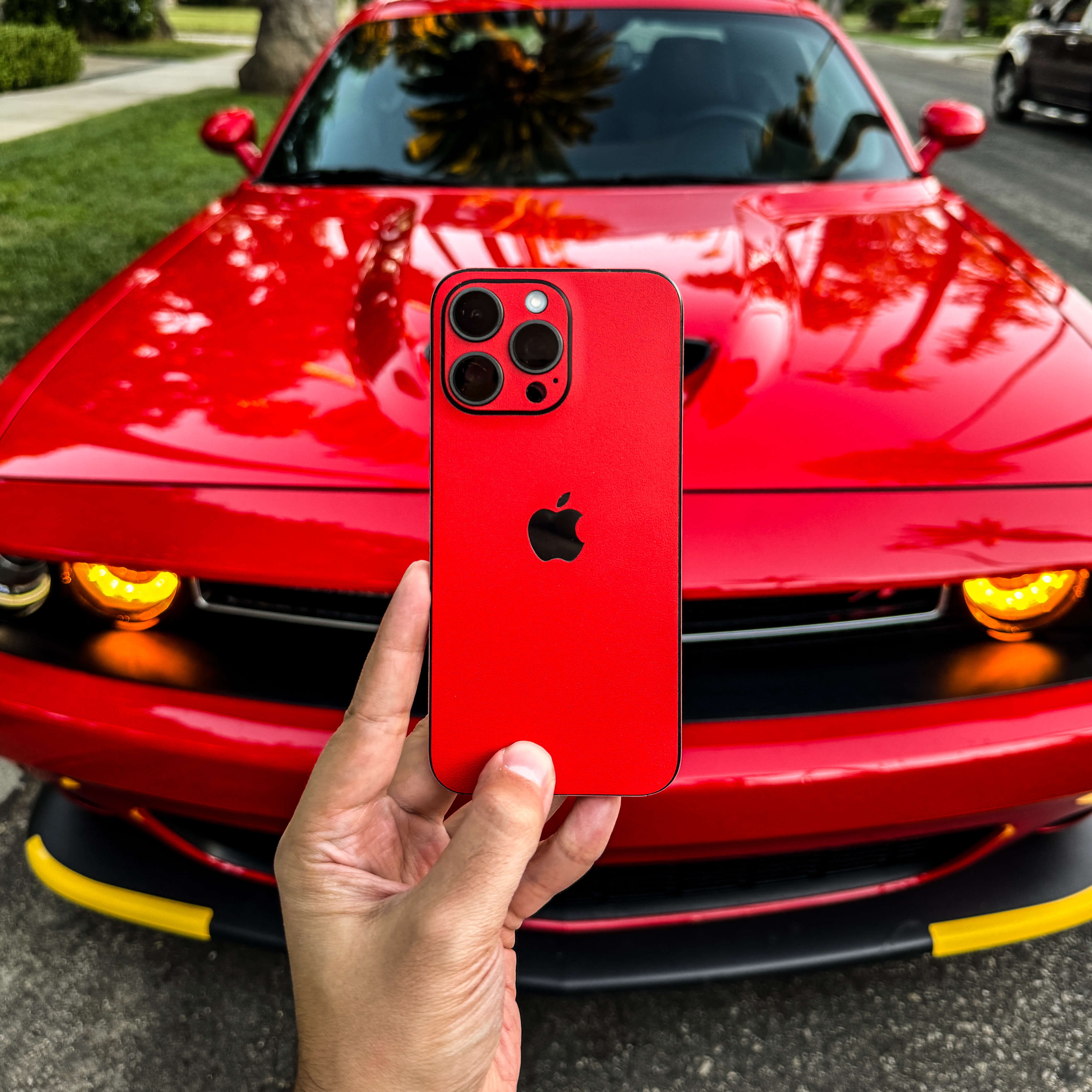 iPhone 14 Pro MAX Red Cherry Juice Skin, Wrap – Qskinz™