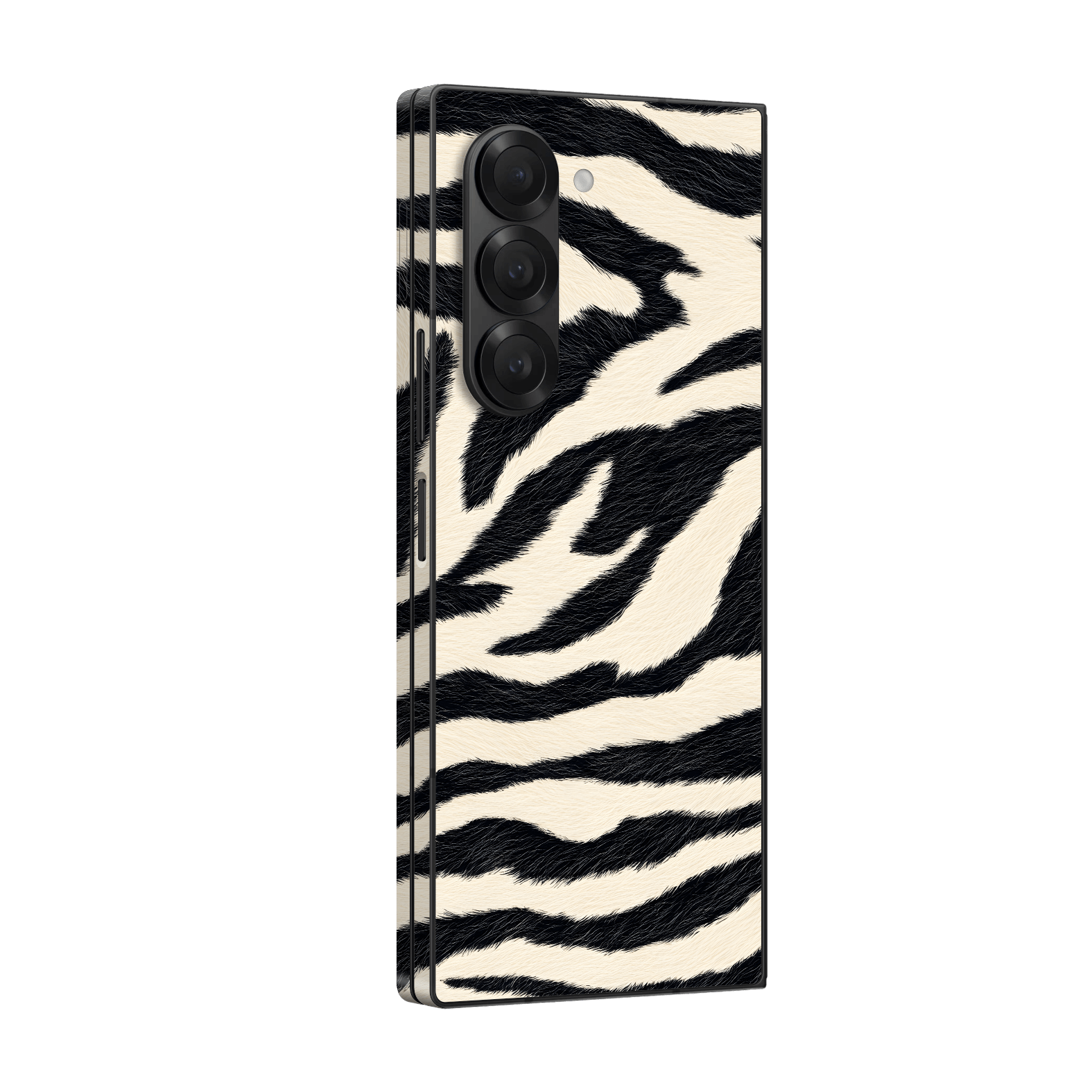 Samsung Galaxy Z FOLD 6 Print Printed Custom SIGNATURE Zebré Royale Zebra Print Skin Wrap Sticker Decal Cover Protector by QSKINZ | QSKINZ.COM