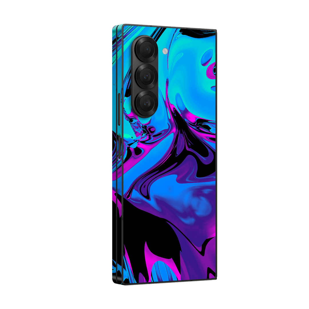 Samsung Galaxy Z Fold 6 (2024) Print Printed Custom SIGNATURE Rainy Night in Bangkok Skin Wrap Sticker Decal Cover Protector by Qskinz | Qskinz.com