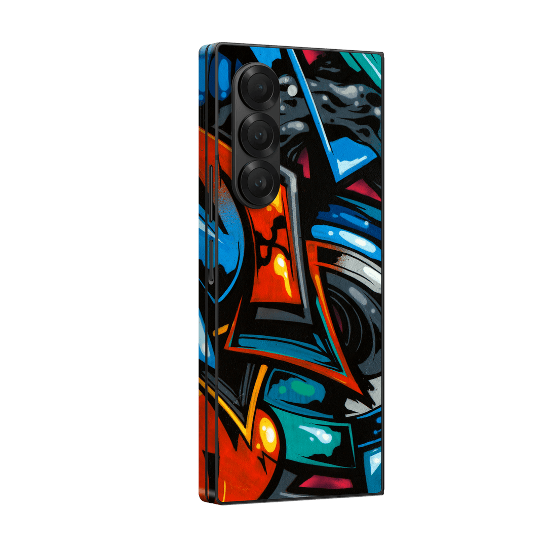 Samsung Galaxy Z Fold 6 (2024) Print Printed Custom SIGNATURE Street Art Graffiti Skin, Wrap, Decal, Protector, Cover by Qskinz | Qskinz.com