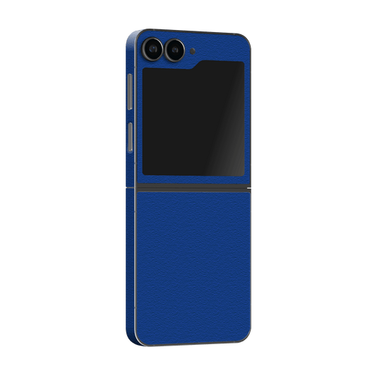Samsung Galaxy Z Flip 6 (2024) Luxuria Admiral Blue 3D Textured Skin Wrap Sticker Decal Cover Protector by Qskinz | Qskinz.com