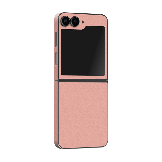 Samsung Galaxy Z Flip 6 (2024) Luxuria Soft Pink 3D Textured Skin Wrap Sticker Decal Cover Protector by Qskinz | Qskinz.com