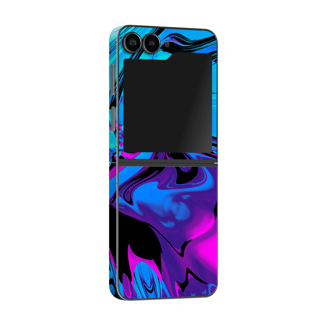 Samsung Galaxy Z Flip 6 (2024) Print Printed Custom SIGNATURE Rainy Night in Bangkok Skin Wrap Sticker Decal Cover Protector by Qskinz | Qskinz.com