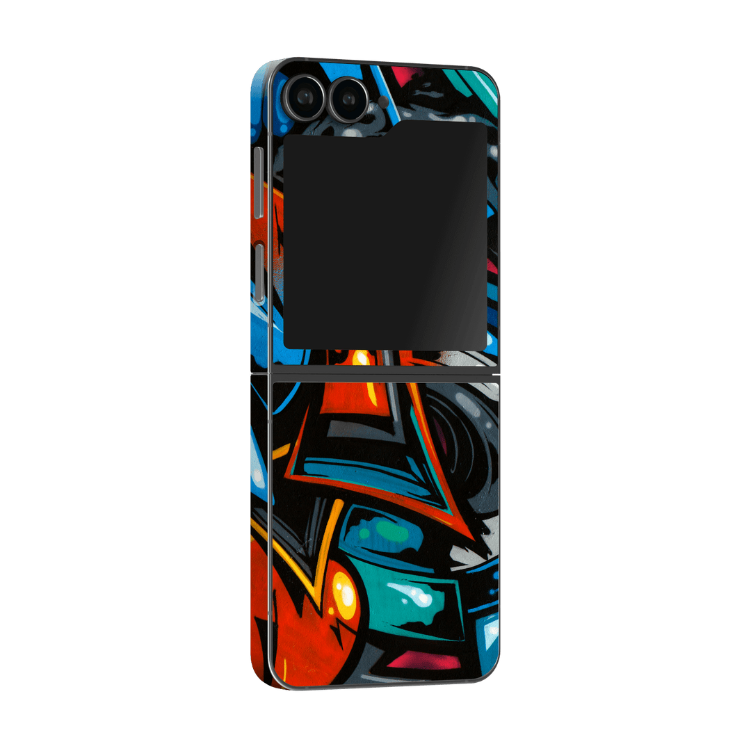 Samsung Galaxy Z Flip 6 (2024) Print Printed Custom SIGNATURE Street Art Graffiti Skin, Wrap, Decal, Protector, Cover by Qskinz | Qskinz.com