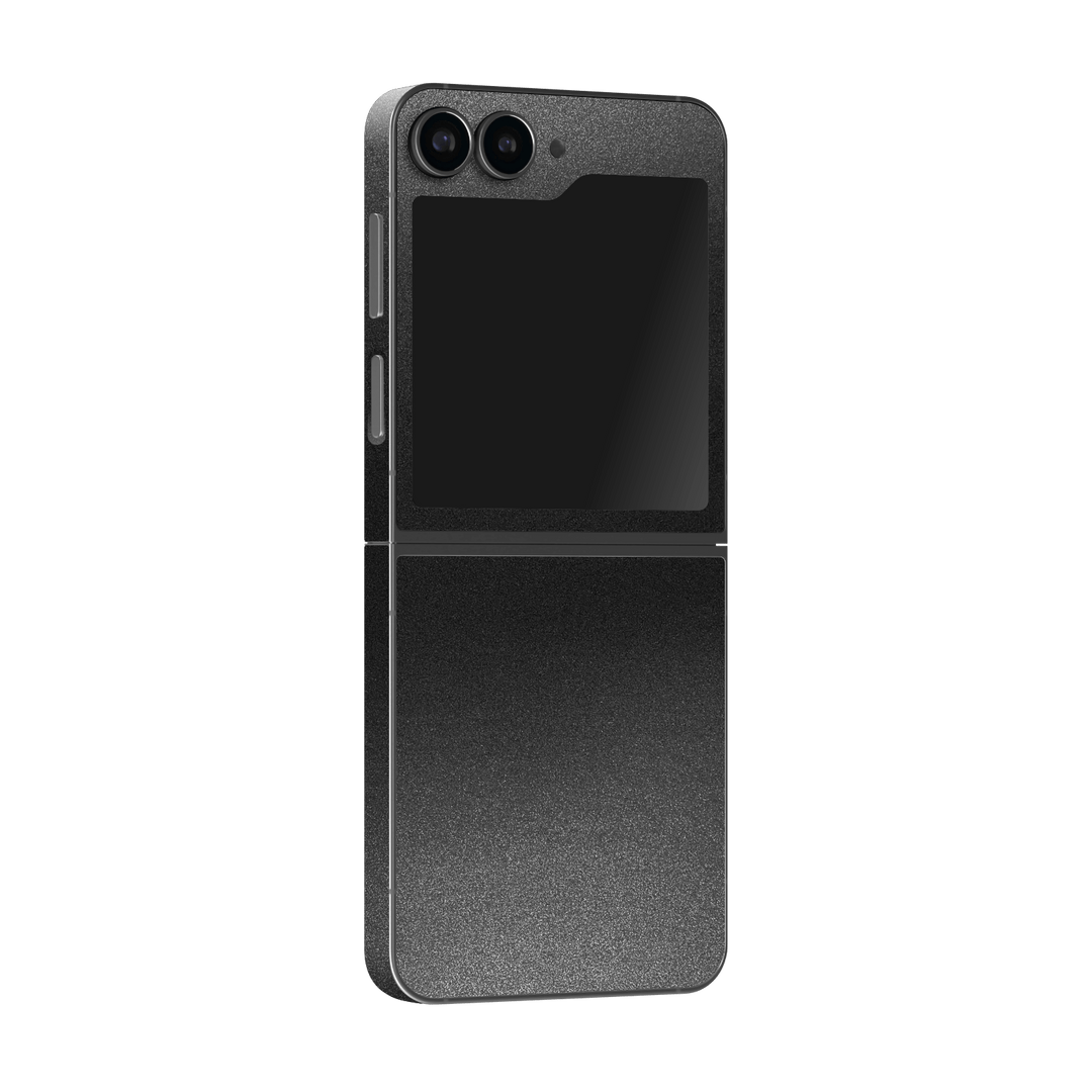 Samsung Galaxy Z Flip 6 (2024) Space Grey Metallic Matt Matte Skin Wrap Sticker Decal Cover Protector by Qskinz | Qskinz.com
