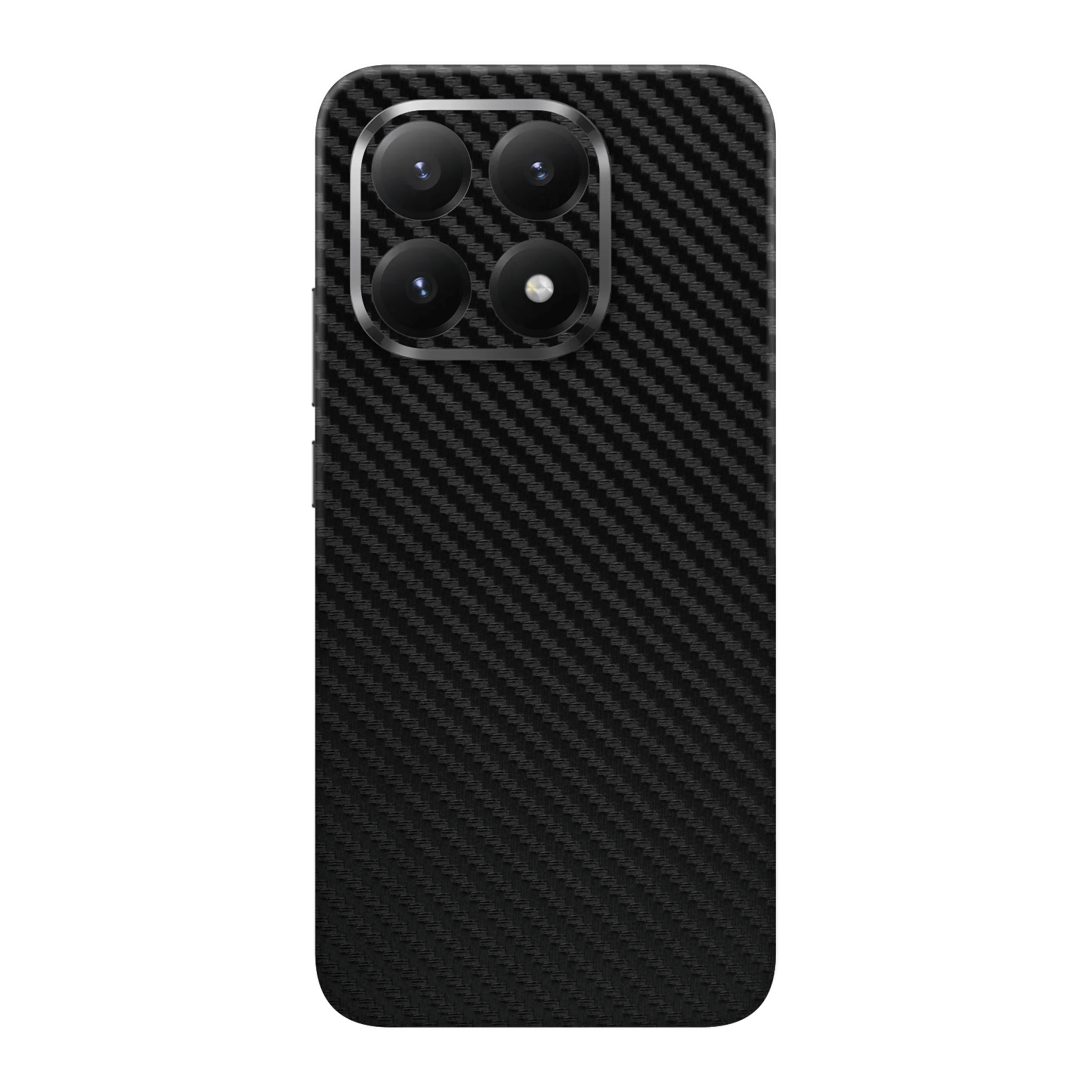 Xiaomi 15T Black 3D Textured Carbon Fibre Fiber Skin Wrap Sticker Decal Cover Protector by QSKINZ | qskinz.com