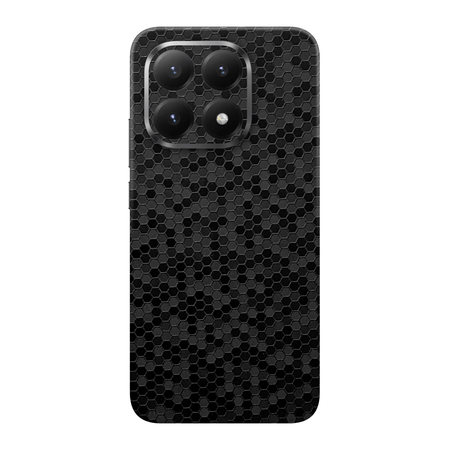 Xiaomi 15T Luxuria Black Honeycomb 3D Textured Skin Wrap Sticker Decal Cover Protector by QSKINZ | qskinz.com