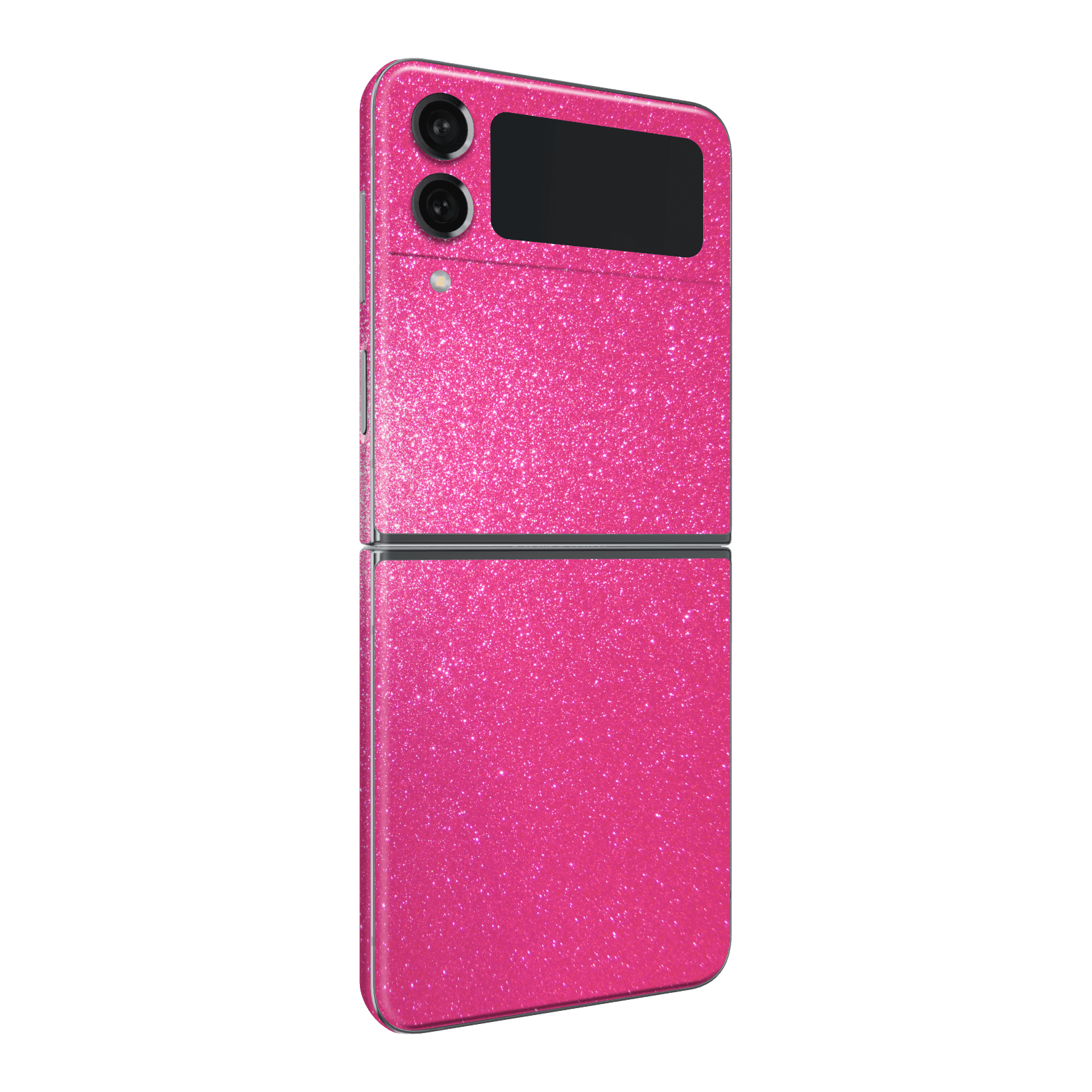 Samsung Galaxy Z Flip 4 Diamond Magenta Candy Shimmering Sparkling Glitter Skin Wrap Sticker Decal Cover Protector by EasySkinz | EasySkinz.com