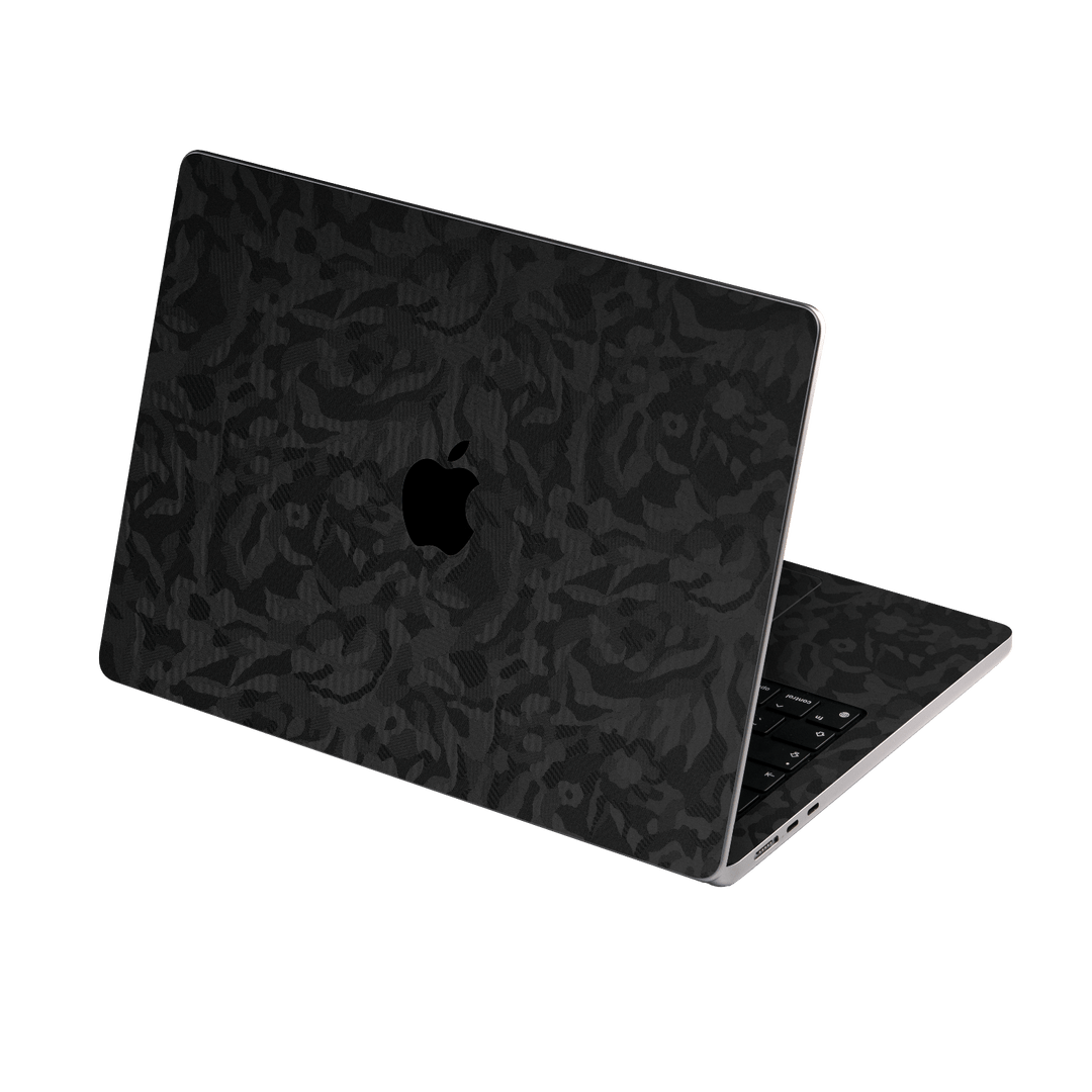 MacBook Air 15" (2023, M2) Luxuria Black 3D Textured Camo Camouflage Skin Wrap Sticker Decal Cover Protector by EasySkinz | EasySkinz.com