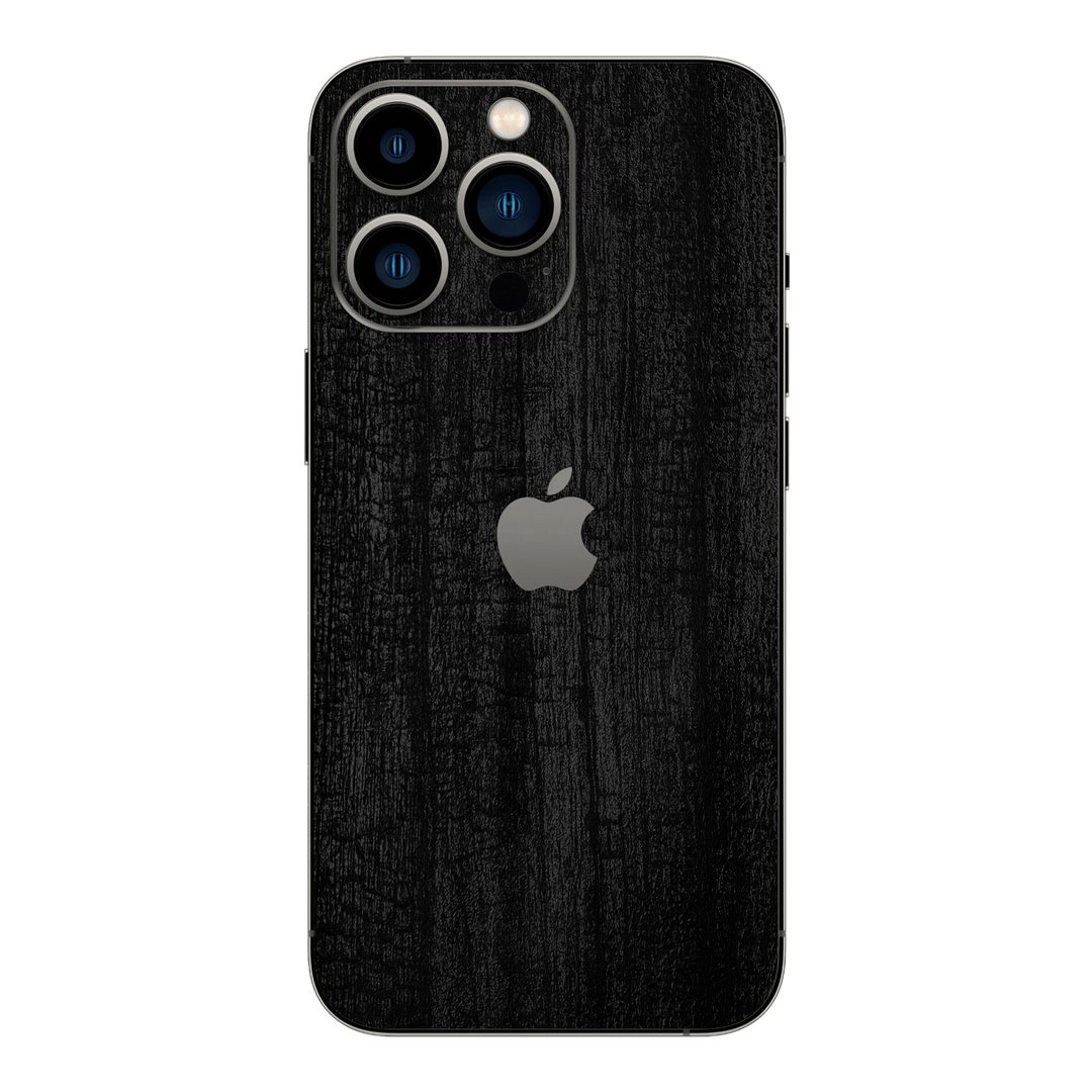 iPhone 15 Pro MAX LUXURIA BLACK CHARCOAL Textured Skin - Premium Protective Skin Wrap Sticker Decal Cover by QSKINZ | Qskinz.com