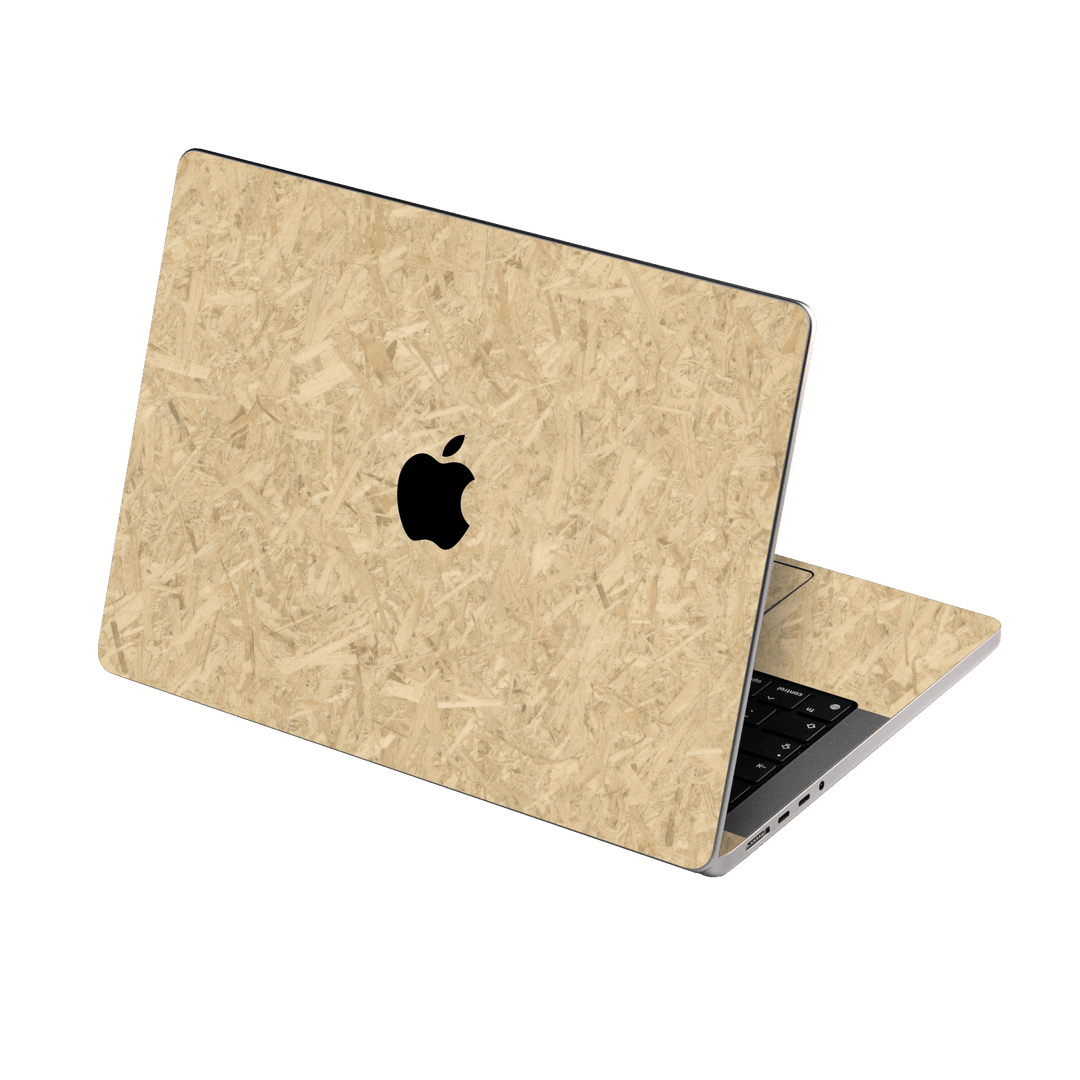 MacBook PRO 16" (2021/2023) Luxuria Chipboard Wood Wooden Skin Wrap Sticker Decal Cover Protector by EasySkinz | EasySkinz.com