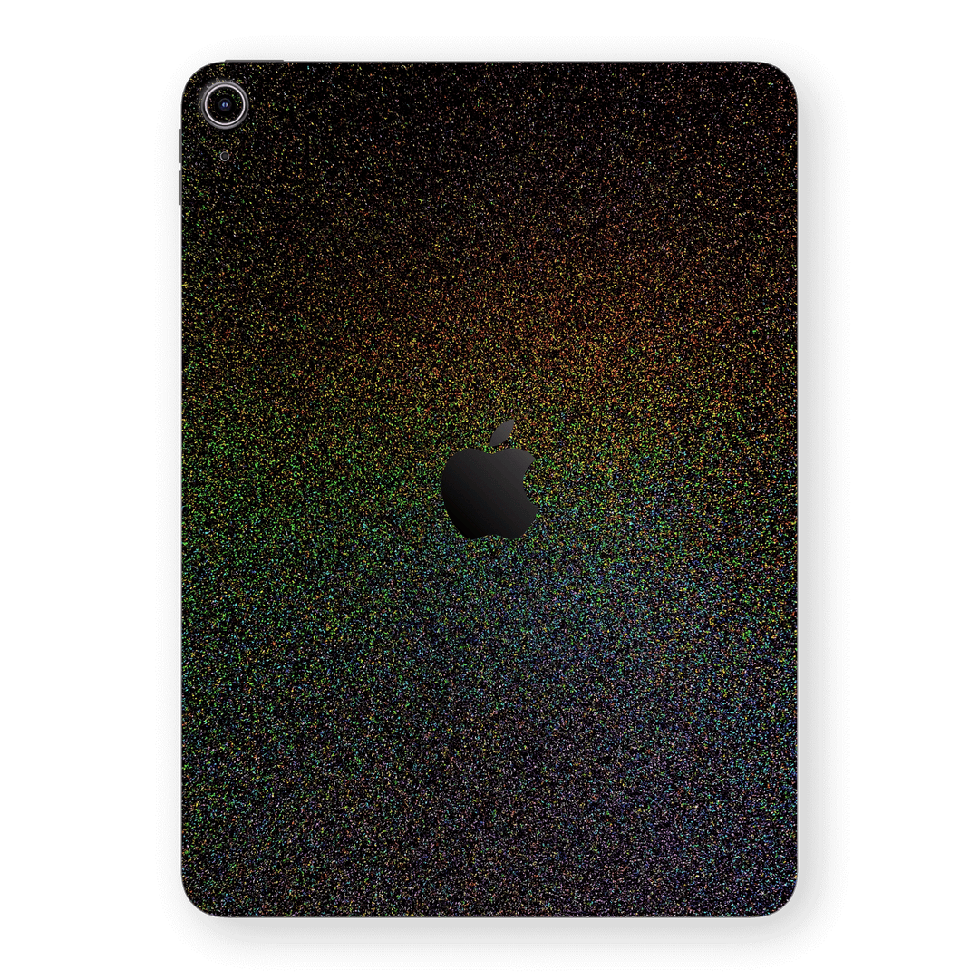 iPad 11 (A16) GALAXY Galactic Black Milky Way Rainbow Sparkling Metallic Gloss Finish Skin Wrap Sticker Decal Cover Protector by QSKINZ | qskinz.com