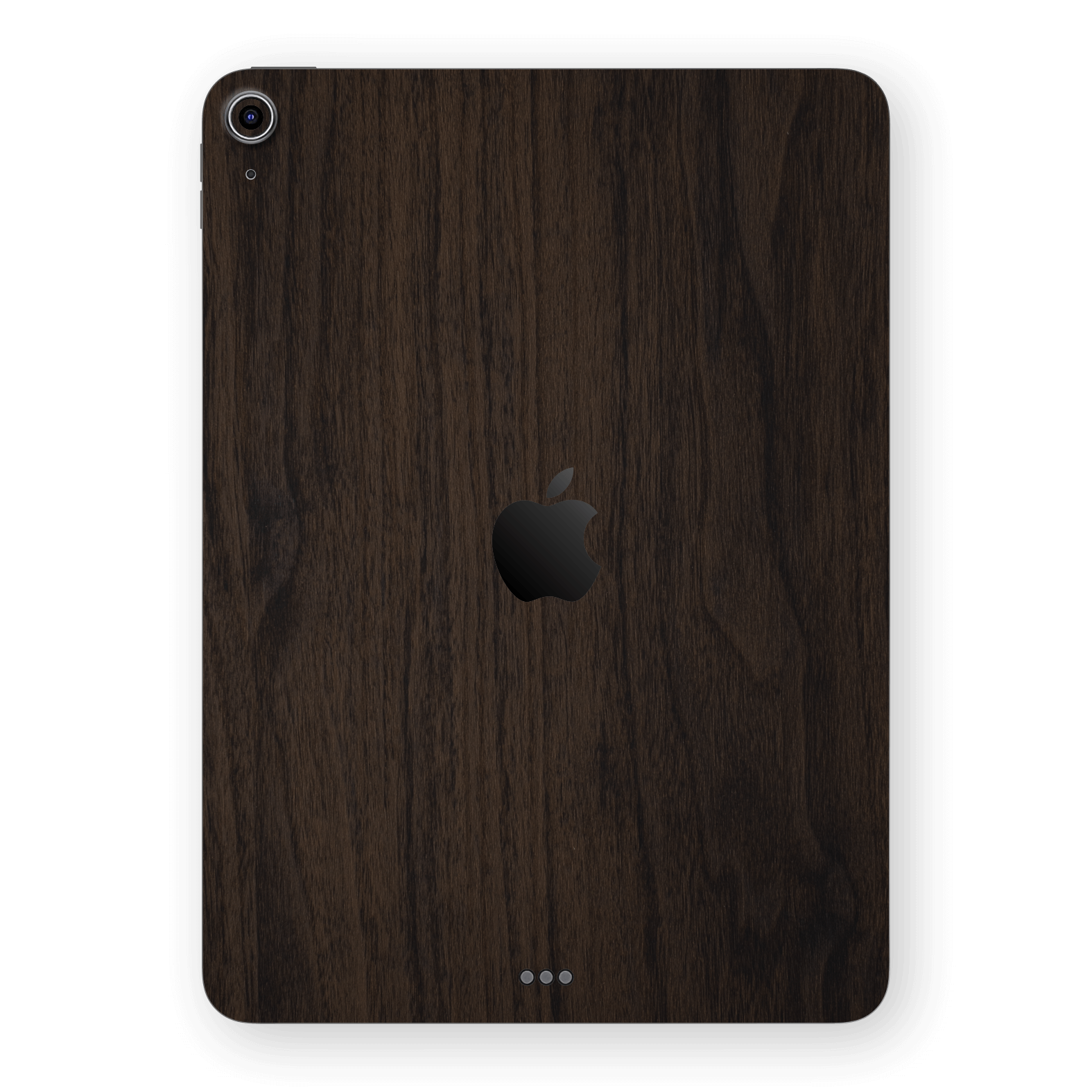 iPad Air 11” (M3) Premium Wood Wooden Dark Walnut Matte Textured Skin Wrap Sticker Decal Cover Protector by QSKINZ | qskinz.com