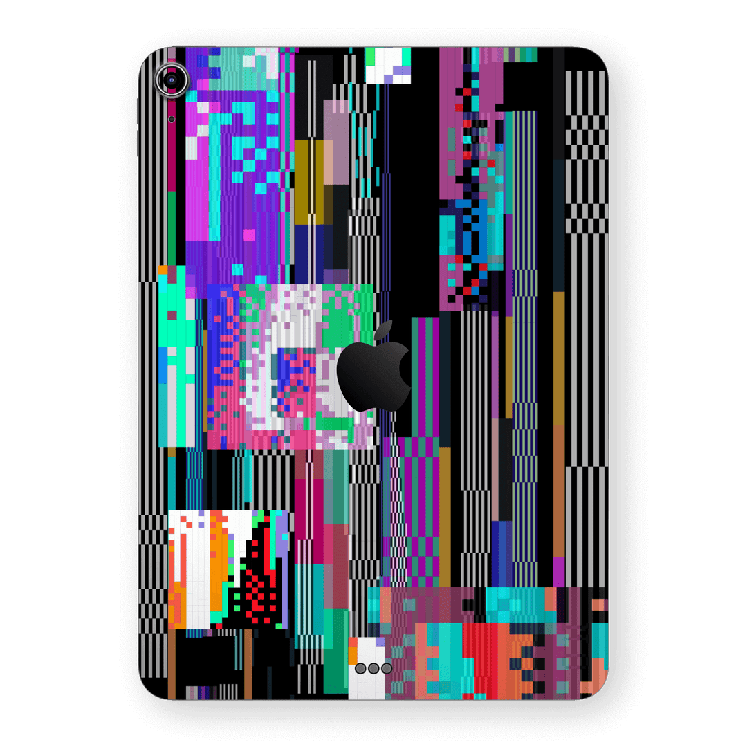 iPad Air 11” (M3) Print Printed Custom SIGNATURE Glitchscape Glitch No Signal Colours Skin Wrap Sticker Decal Cover Protector by QSKINZ | QSKINZ.COM