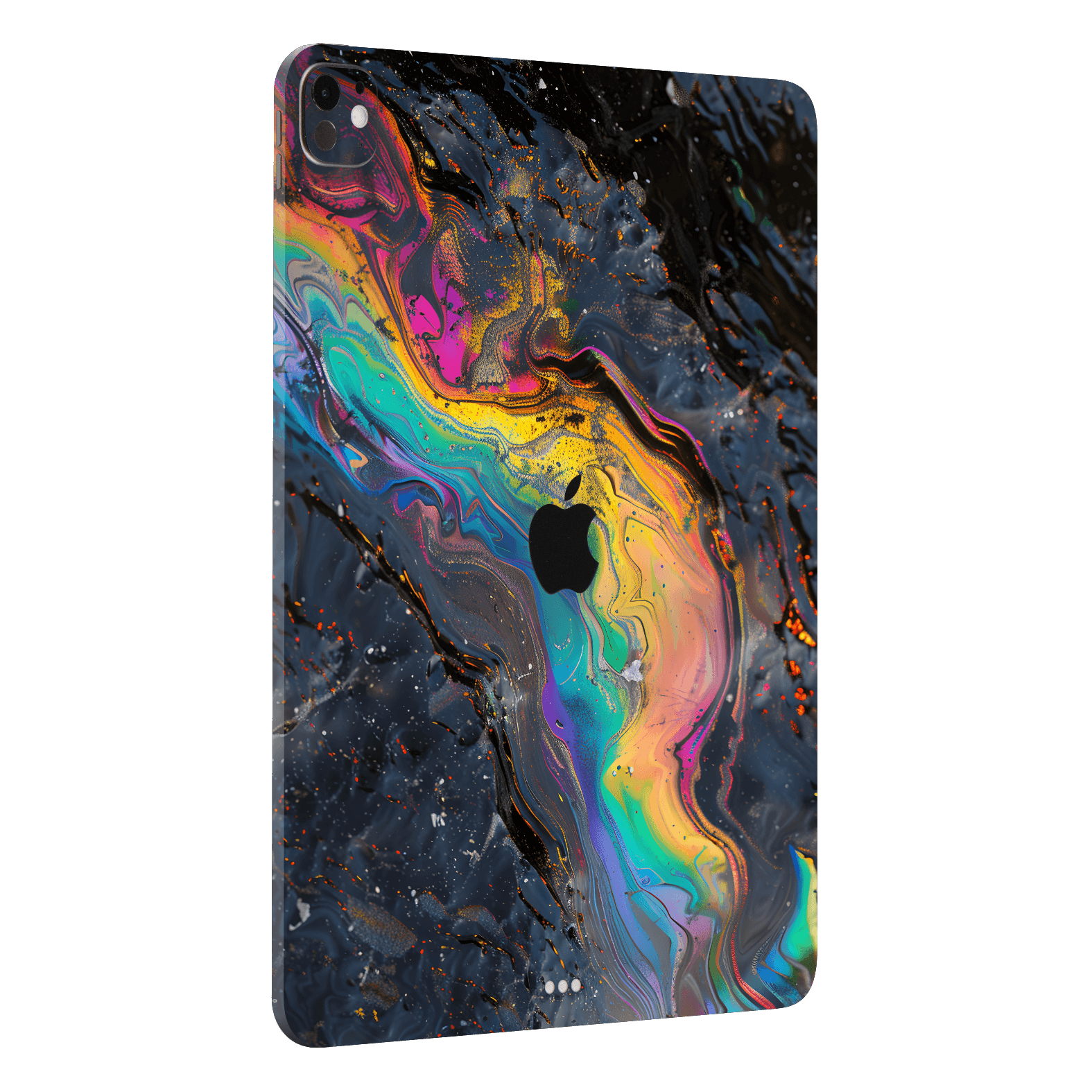 iPad PRO 13” (M4, 2024) Print Printed Custom SIGNATURE Aurora Auroria Stone Marble Rainbow Skin Wrap Sticker Decal Cover Protector by QSKINZ | QSKINZ.COM
