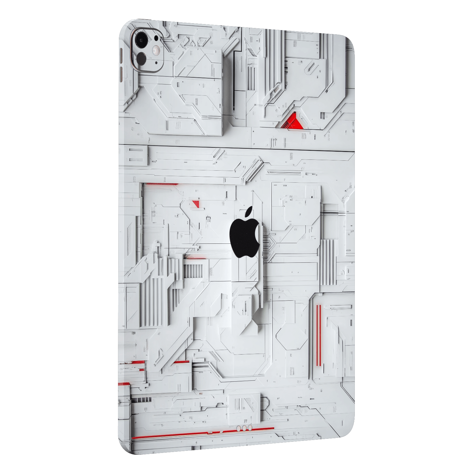 iPad PRO 13” (M4, 2024) Print Printed Custom SIGNATURE Interstellar White Spaceship Skin Wrap Sticker Decal Cover Protector by QSKINZ | QSKINZ.COM