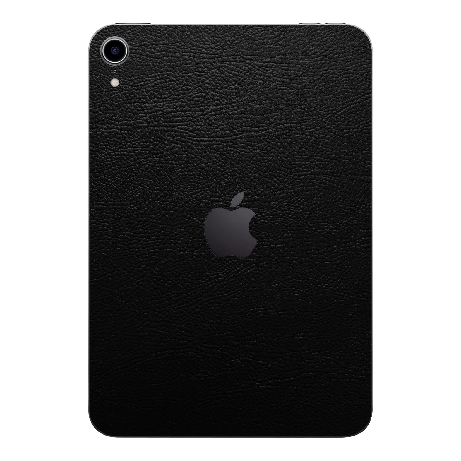 iPad mini 7 (2024, A17 Pro) Luxuria BLACK LEATHER Riders Skin Wrap Sticker Decal Cover Protector by QSKINZ | qskinz.com